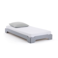 Штабелируемая Кровать Egzigu с основой под матрас 90 x 190 см серый LA REDOUTE INTERIEURS  фото, kupilegko.ru